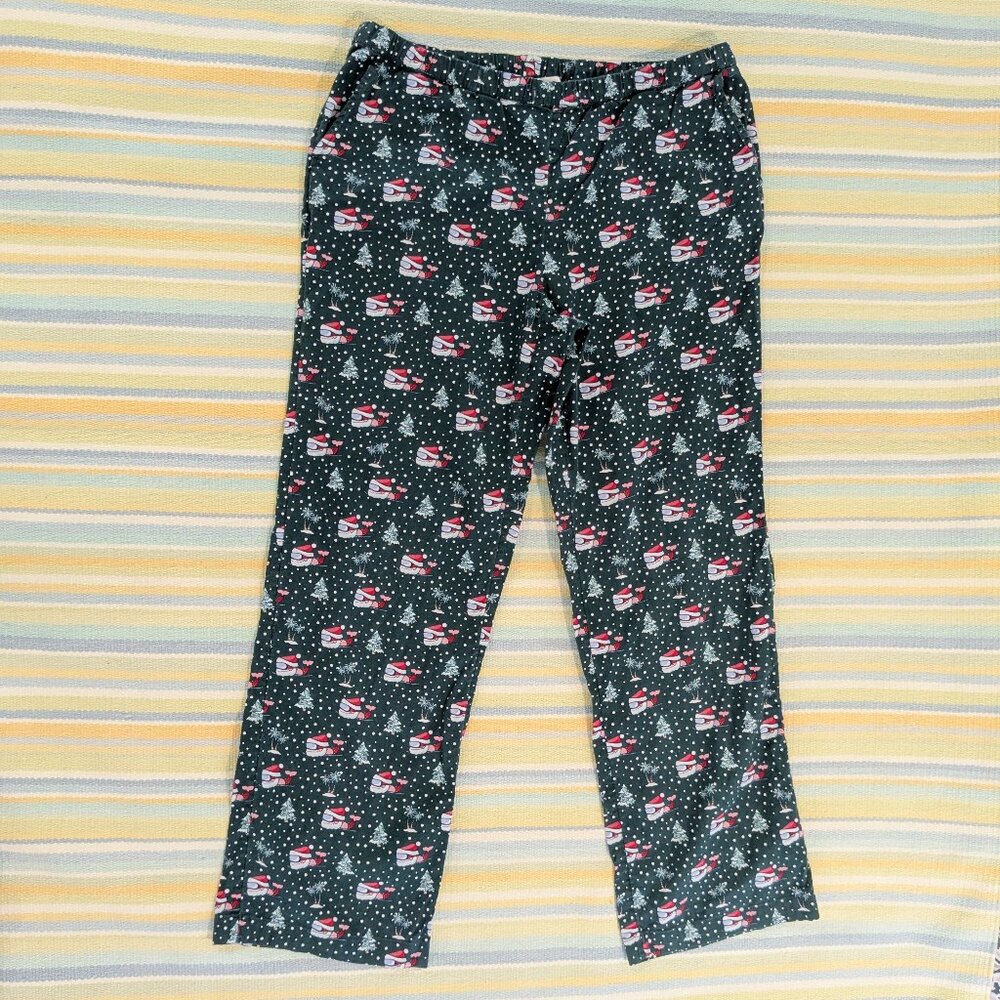 ⭐ Men's Vineyard Vines green holiday print PJ Pajama Pants Small